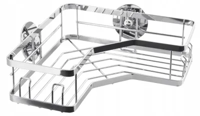Produktbild von AWD Interior AWD02081881 Eck-Badezimmerregal Chrom 3M Klebeband