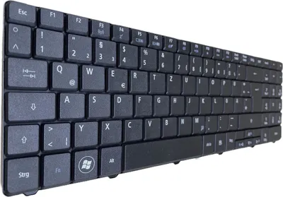 Produktbild von DEUTSCHE-Tastatur Keyboard Schwarz kompatibel für ACER Aspire 44.9917-5997