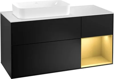 Produktbild von Villeroy & Boch V&B Waschtischunterschrank FINION 1200x603x501 Abdpl wh Reg go ma/bl ma
