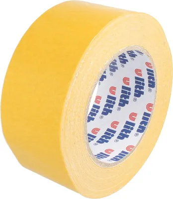 Produktbild von tecuro Teppich Verlegeband 468, beidseitig klebend, Gewebeträger 50 mm x 25 m