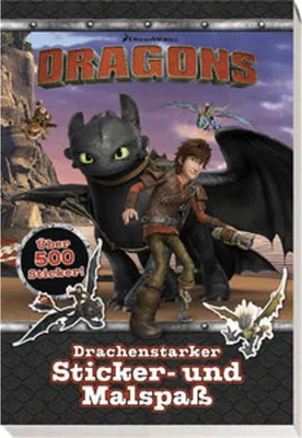 Produktbild von Dragons: Drachenstarker Sticker- und Malspaß