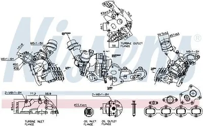 Obrázok produktu pre Turbodúchadlo NISSENS 93513 pre OPEL Vivaro B Combi (X82)