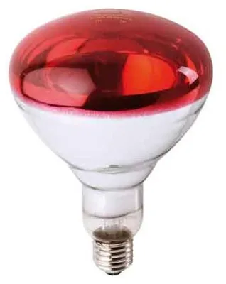 Immagine prodotto di LAMPADA INFRAROSSI PER RIFLETTORE PHILIPS 150 Watt - Colore Rosso