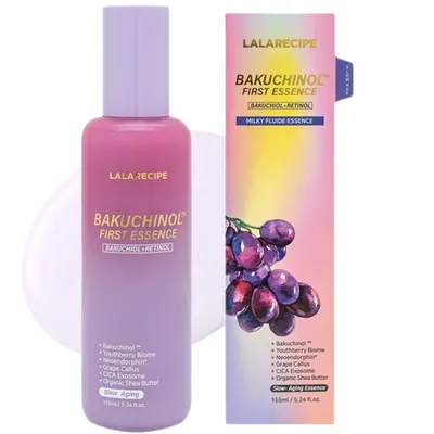 Zdjęcie produktu dla Esencja mleczna Ujędrniająca LalaRecipe Bakuchinol First Essence 155ml