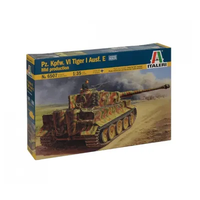 Immagine prodotto di Italeri 1:35 IT WW2 PzKpfw.VI Tiger I Ausf.E mP.