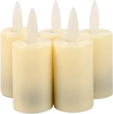 Image de INF Lot de 6 Bougies LED Rechargeables Sans Flamme avec Télécommande