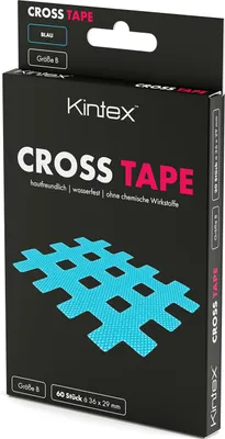 Produktbild von Kintex Cross Tape Blau B, 36 mm x 29 mm