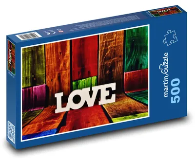 Obrázok produktu pre Puzzle 500 Láska v drevenej dúhe - martinpuzzle