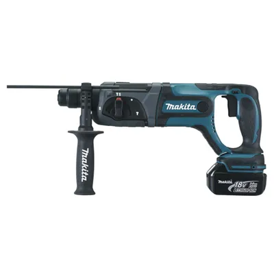 Produktbild von Makita DHR241RTJ, SDS Plus, Schwarz, Blau, Grau, 2 cm, 1100 RPM, 2 J, 4000 IPM