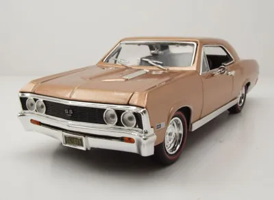Obrázok produktu pre Motormax 73104G Chevrolet Chevelle SS 396 1967 zlatá 1:18