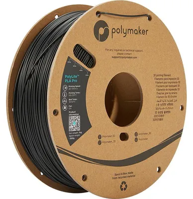 Image de Filament PLA 1,75 mm, noir, 1 kg