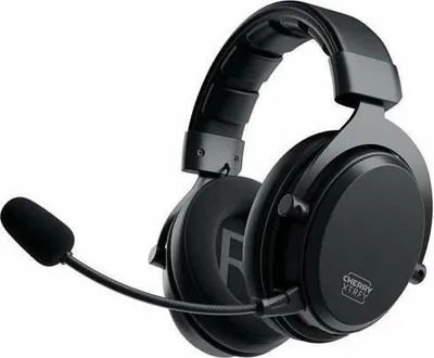 Immagine prodotto di Cuffie da gioco, CHERRY XTRFY H3W, wireless, 100 ore di autonomia, Bluetooth 5.1, nero
