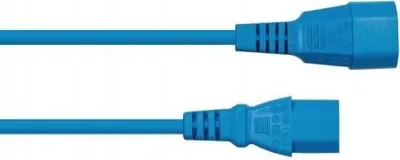 Image de kabelmeister Kaltgeräteverlängerung C14 an C14 blau 5m