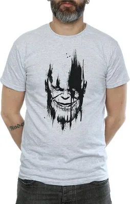 Produktbild von Avengers Infinity War - T-Shirt für Herren BI1580 (3XL) (Grau)