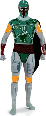 Produktbild von Boba Fett Star Wars™ Zweite-Haut-Kostüm für Erwachsene Medium