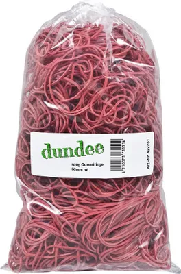 Produktbild von dundee Gummiringe rot, Ø 5,0 cm, 500,0 g
