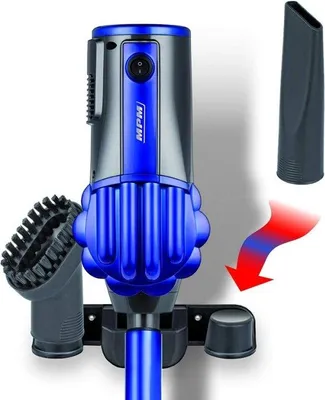 Image de Aspirateur bleu haute performance avec une puissance d'aspiration supplémentaire