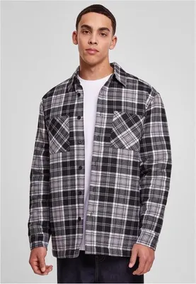 Image de Urban Classics - Veste Padded Checked Shirt - M