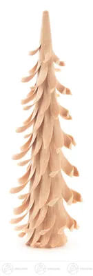 Produktbild von Spiralbaum natur (17cm) von Dregeno Seiffen