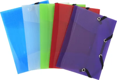 Obrázok produktu pre Exacompta 25x zakladač +3 chlopne elastický PP 12x16cm A6+ assorted 50700E
