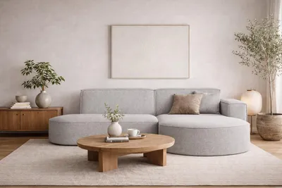 Zdjęcie produktu dla Sofa w kształcie L MODENA narożnik tkanina Verita Szary prawy