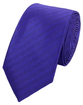 Produktbild von Fabio Farini - 1 Stück Herren Krawatte Lila - verschiedene Lila Männer Schlips in 6cm Schmal (6cm), Blaulila - Amethyst