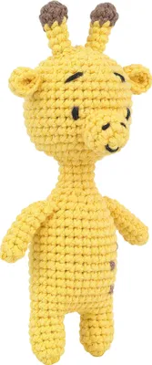 Produktbild von Häkelset zum Selberhäkeln: Amigurumi Giraffe Bridget, ca. 16 cm, mit detaillierter Anleitung