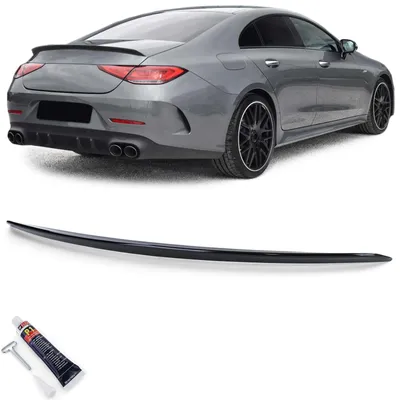 Produktbild von Dachspoiler Heckspoiler schwarz glänzend für Mercedes CLS C257 ab 2017