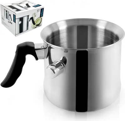 Produktbild von Orion Milchtopf Milchkochtopf mit Wasserbad aus Edelstahl 2,5 L
