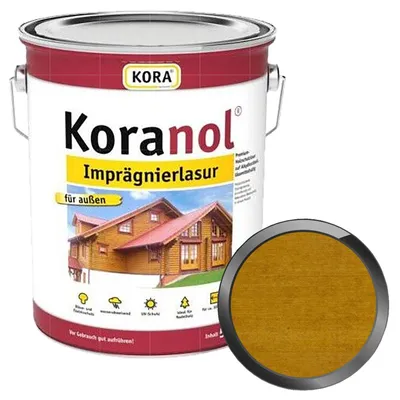 Produktbild von KORA Koranol Imprägnierlasur 5 Liter Eiche Rustikal