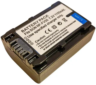 Immagine prodotto di Batteria TRX Sony NP-FV50 - Ioni di litio 1150 mAh