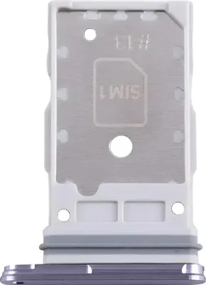 Produktbild von Clappio, SIM-Kartenhalter für Galaxy S24 / S24 Plus Dual Nano-SIM Slot, Violett