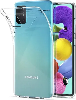Produktbild von Hülle für Samsung Galaxy A51 - Transparent Handyhülle Kratzfest Schutzhülle Ultra Dünn Phonillico®