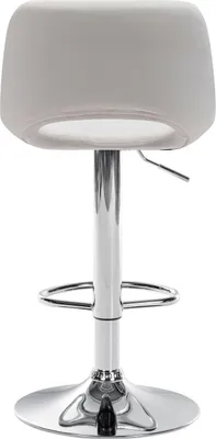 Produktbild von Barhocker Camden Samt chrom creme