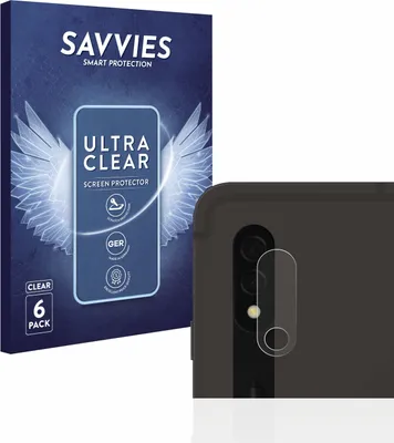 Produktbild von 6x Für Samsung Galaxy Tab S8 Plus 5G (NUR Kameraschutz) Schutzfolie Savvies Displayschutz Display Schutz Folie Klar Transparent