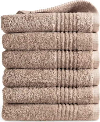 Produktbild von PHLOX PHLOX Supreme Handtücher 50x100 - 6er Set - Schwere Qualität 600 g/m2 - Sand