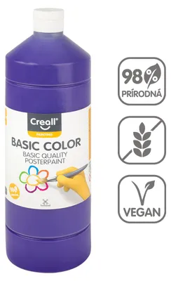 Zdjęcie produktu dla Farba plakatowa Creall 500 ml - czarny