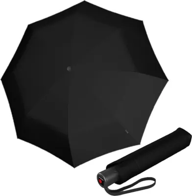 Immagine prodotto di Knirps KNIRPS A.200 MEDIUM BLACK - elegante ombrello automatico completo