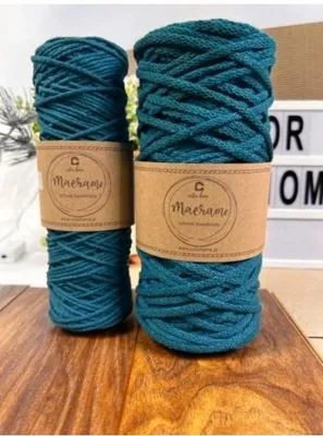 Produktbild von Colorhome Geflochtene Baumwollschnur Makramee Bastelschnur 2mm