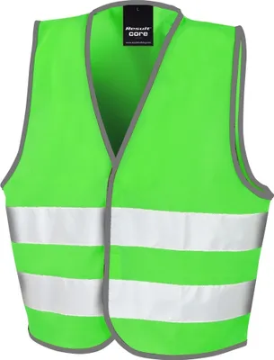 Produktbild von Result - "Enhanced" Hi-Vis Weste für Kinder PC4180 (M) (Limettengrün)
