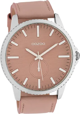 Produktbild von Oozoo Leder Damen Uhr Analog Quarzuhr Armband rosa Timepieces D2UOC10331