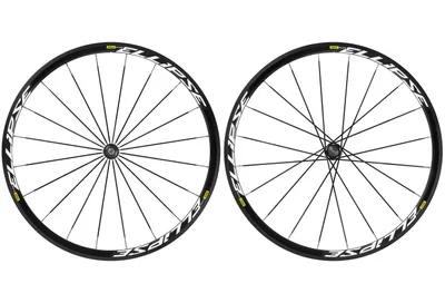 Produktbild von Mavic Ellipse Rennrad Laufradsatz Schwarz 15 x 100 / 12 x 142 mm / Shimano/Sram HG Schwarz 15 x 100 / 12 x 142 mm