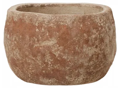 Produktbild von Donika Terrakotta Pflanzgefäß Antik Braun 22 x 13 cm