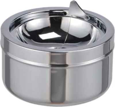 Produktbild von Klapp Aschenbecher Metall, Farbe:Silber
