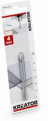 Obrázok produktu pre KREATOR KRT011102 - Vrták do obkladov, dlaždíc a skla 4 x 65 mm