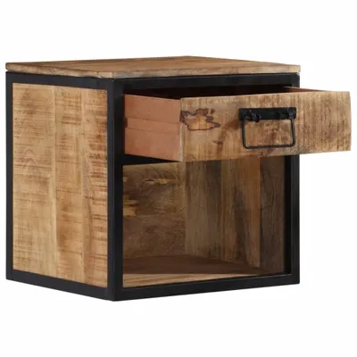Image de vidaXL Table de nuit 40x35x40 cm bois massif mangue