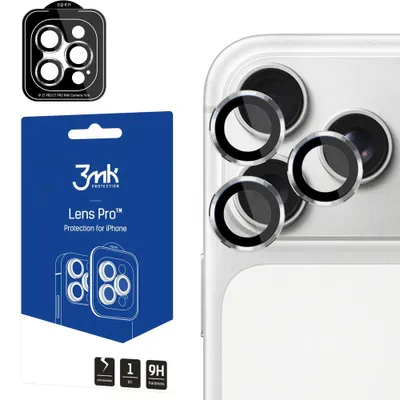 Produktbild von Objektivschutz für iPhone 18 Pro / Max, 3mk Lens Protection Pro, Silbern