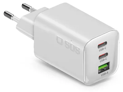Immagine prodotto di SBS Caricatore 65W Gan Con 2 USB‑C E USB‑A