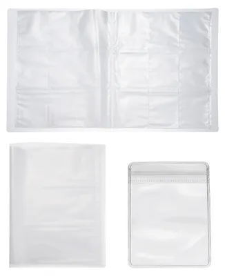 Schmuck-Organizer-Buch, 288 Fächer, Ohrringhalter, Reiseetui, transparent