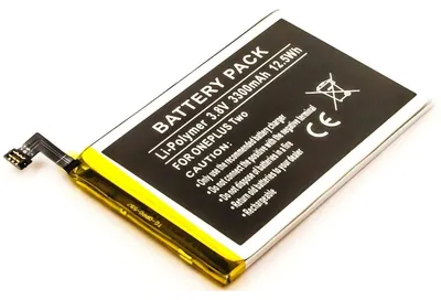 Produktbild von Akku für Oneplus BLP597 Li-Ion 3,8 Volt 3300 mAh schwarz.